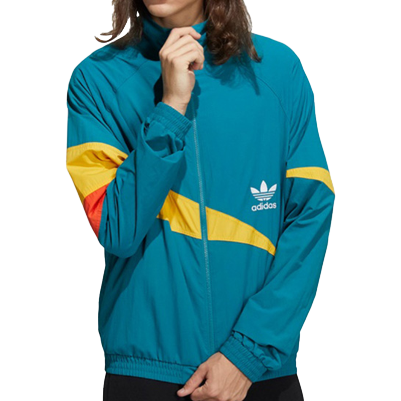 Adidas/阿迪达斯官方正品 Track 三叶草男子运动夹克外套 H46699
