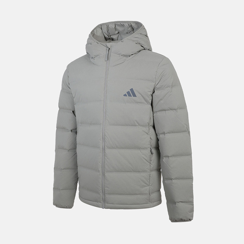 Adidas/阿迪达斯正品S新款男灰色运动休闲经典轻盈羽绒服KH3992