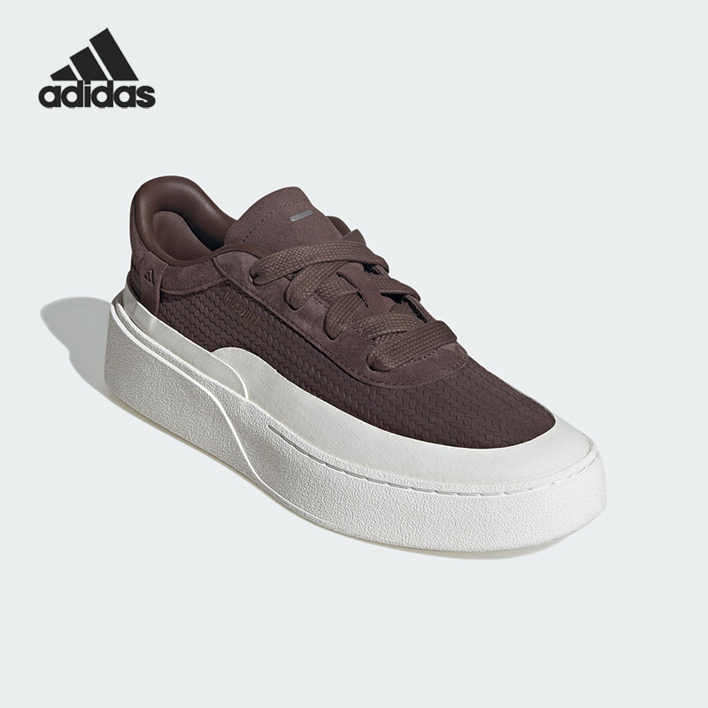 Adidas/阿迪达斯正品2025夏季款男女日常低帮系带耐磨板鞋KJ4573