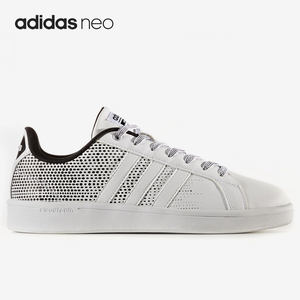 休闲板鞋Adidas/阿迪达斯黑白