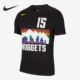 丹佛掘金队运动短袖 Nike 男子印花时尚 新款 T恤BV8758 耐克正品