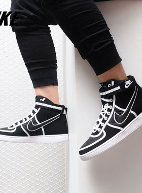 Nike/耐克正品 VANDAL HIGH  男子纯白运动休闲鞋 AH8518