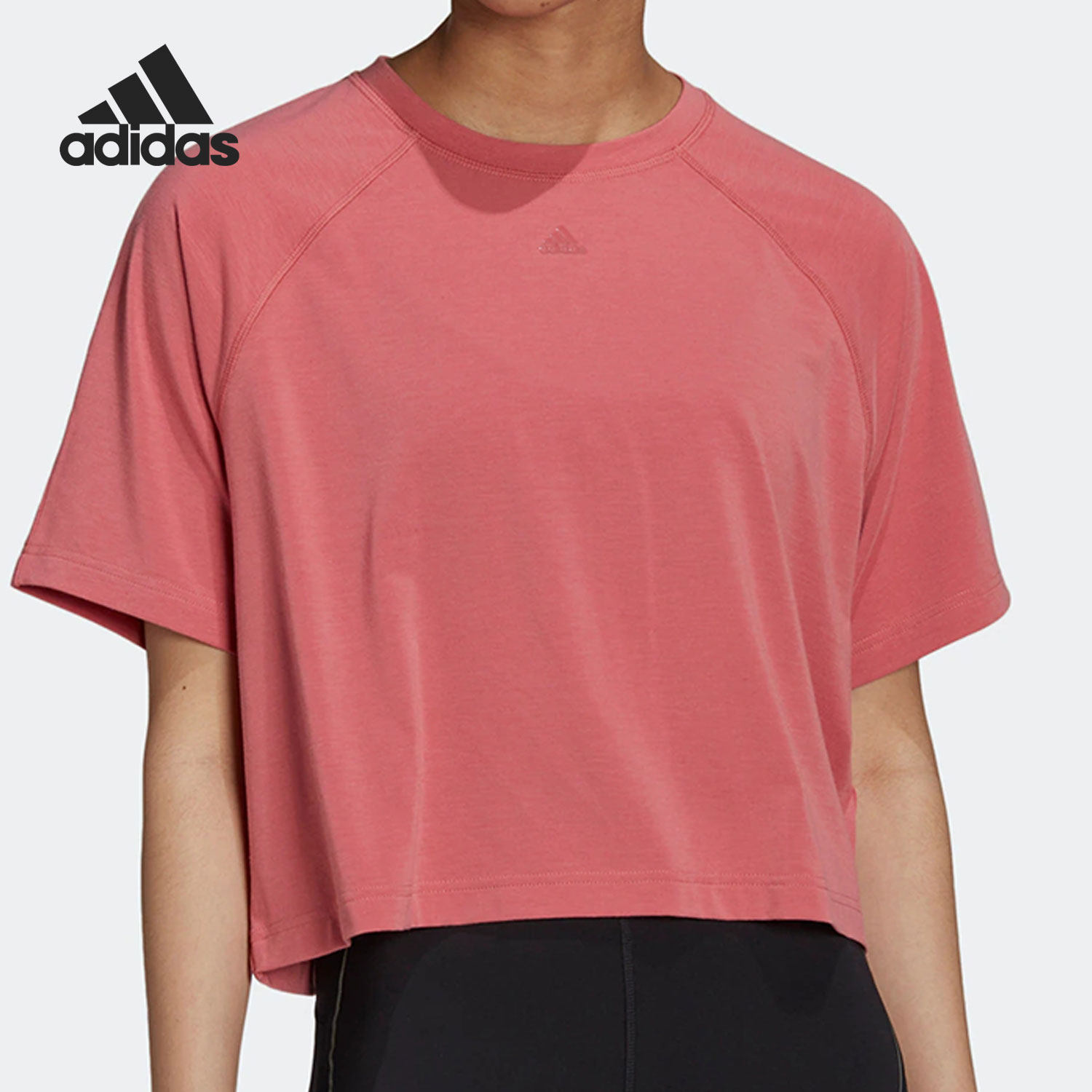 Adidas/阿迪达斯正品W STU W B T 瑜伽女子运动短袖T恤HK2354,运动服/休闲服装,运动T恤,淘宝优惠券,粉丝福利购,淘宝优惠卷