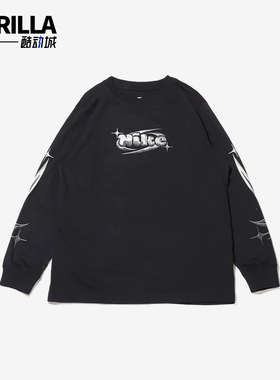 Nike/耐克正品春秋季女士宽松圆领休闲运动经典针织T恤FQ5675-010