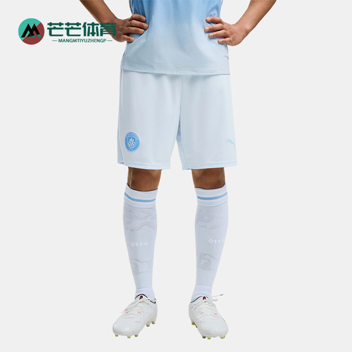 Puma/彪马正品男士休闲时尚刺绣LOGO透气运动短裤784363-12