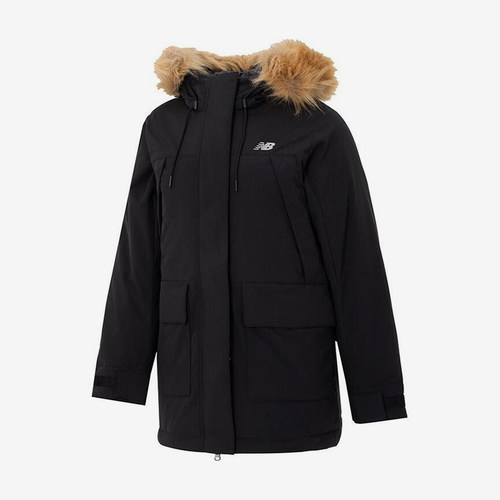 New Balance/NB正品冬季新款女子保暖拉链连帽羽绒服AWJ34305-BK