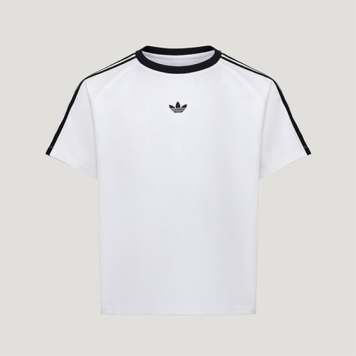 Adidas/阿迪达斯正品三叶草LACET-SHIRT经典新款棉短袖T恤KU3089