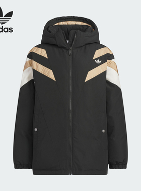 Adidas/阿迪达斯正品三叶草儿童运动休闲宽松羽绒服KC5390