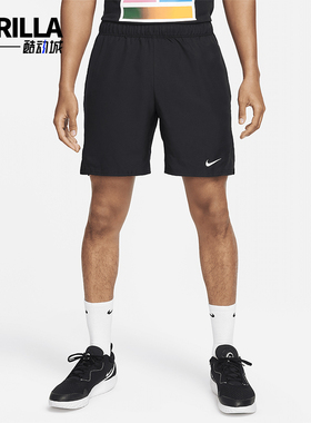 Nike/耐克正品2025秋季款男士耐穿网球运动训练短裤FD5380-010