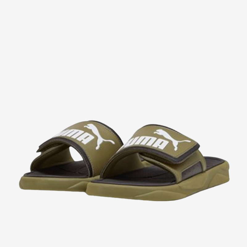 彪马正品男女魔术贴一字拖鞋