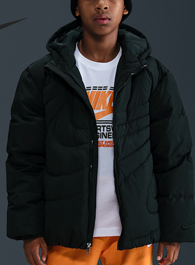 Nike/耐克正品Sportswear Swoosh大童保暖羽绒服IQ2953-010