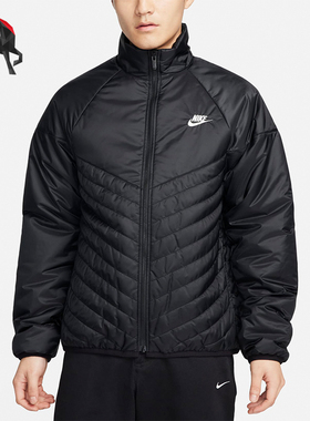 Nike/耐克正品秋季新款男士保暖户外立领运动外套FB8196-010