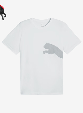 Puma/彪马正品2025夏季款男士简约套头经典针织休闲短袖527364-02