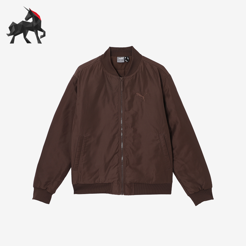 彪马男士宽松休闲运动保暖外套