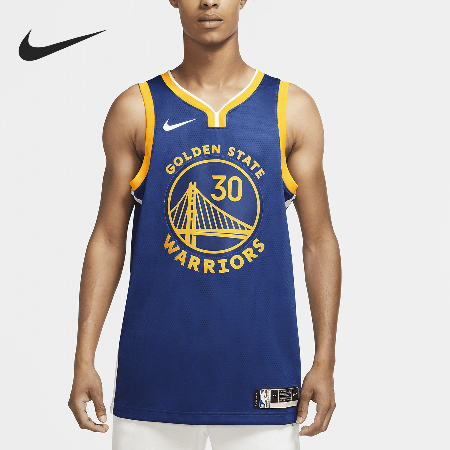 Nike/耐克正品2020赛季金州勇士队NIKE NBA SW男子球衣CW3665