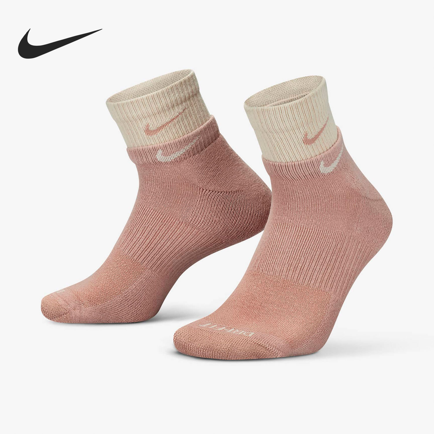 耐克男女拼接中筒运动袜