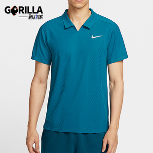 Nike/耐克正品NikeCourtSlamDri-FITADV网球经典POLO衫HM6753-301