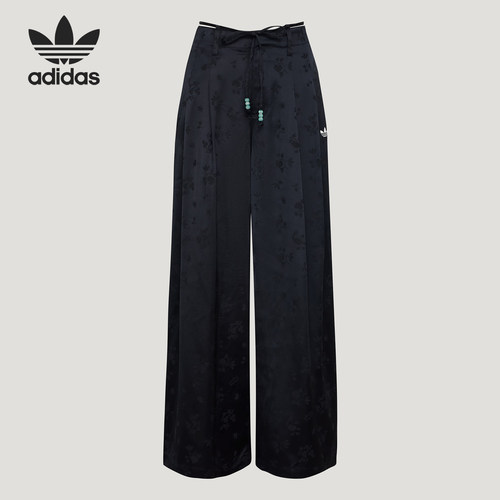 Adidas/阿迪达斯正品三叶草女士宽松新中式时尚休闲裤KY5747