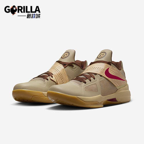 Nike/耐克正品KD IV 男士低帮时尚耐磨运动篮球鞋FJ4189-200