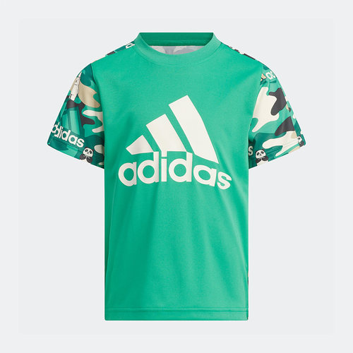 阿迪达斯新款儿童休闲短袖