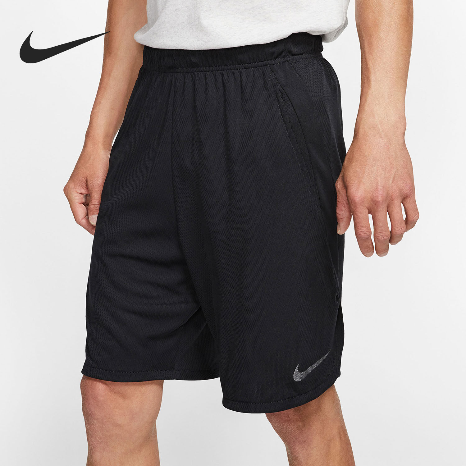 Nike/耐克正品男子针织透气梭织运动训练五分短裤CN9767-010,运动服/休闲服装,运动中长裤／短裤,淘宝优惠券,粉丝福利购,淘宝优惠卷