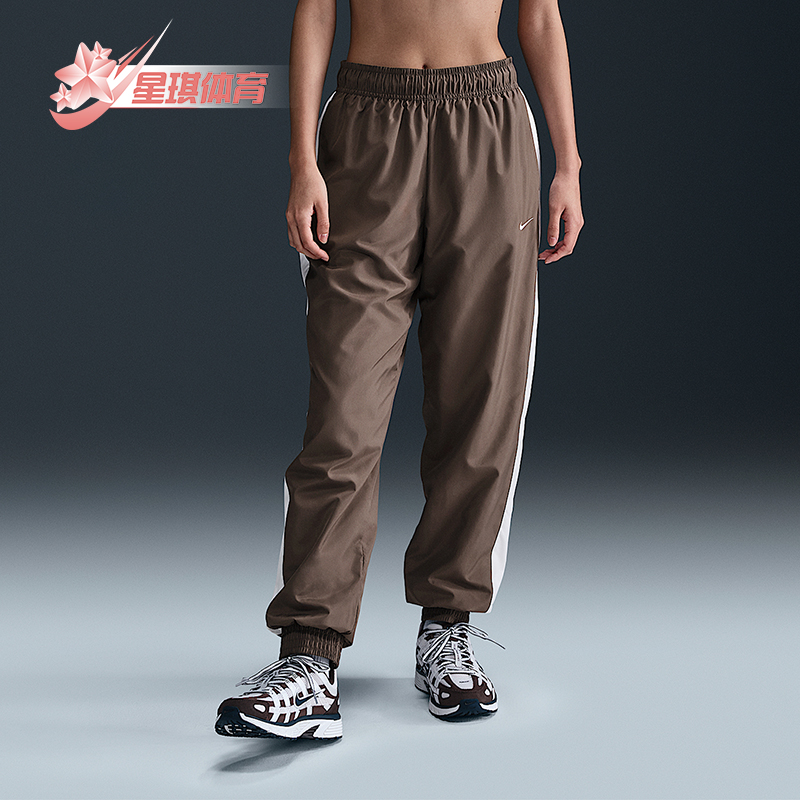 Nike/耐克正品春秋女士运动休闲束脚复古经典轻质长裤FV7661-004