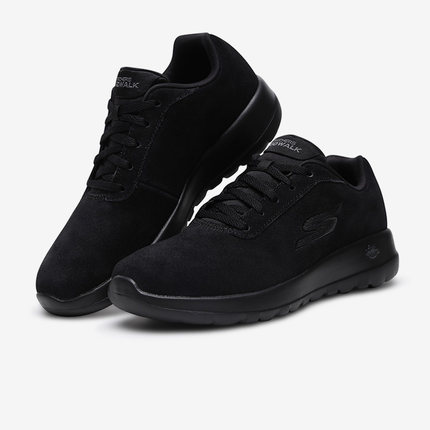 Skechers/斯凯奇正品女子运动休闲透气缓震时尚健步鞋15619-BBK