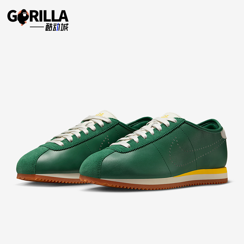 Nike/耐克正品Cortez Leather女士运动日常皮革休闲鞋HQ1841-300