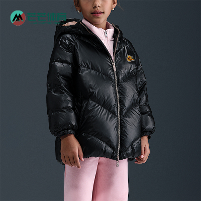 Nike/耐克正品2025冬季小童保暖休闲连帽拉链羽绒服IQ9826-010