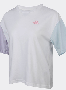 Adidas/阿迪达斯正品夏季新款女子W GRFX T4圆领短T恤GL7806