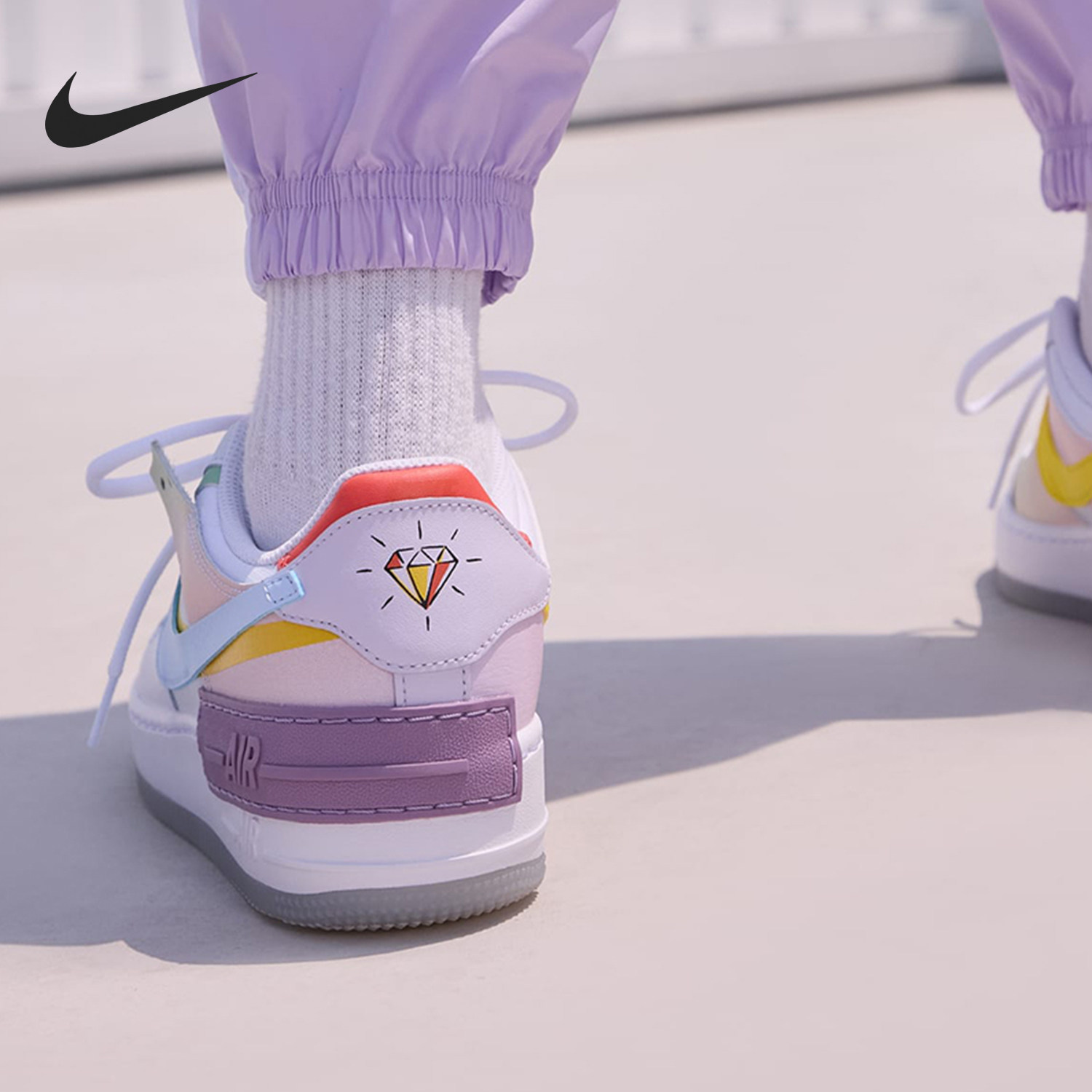 Nike/耐克正品年春季新款AF1 SHADOW女子运动休闲板鞋CU3012,运动鞋new,板鞋,淘宝优惠券,粉丝福利购,淘宝优惠卷