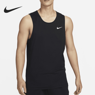 耐克男士针织训练背心运动T恤