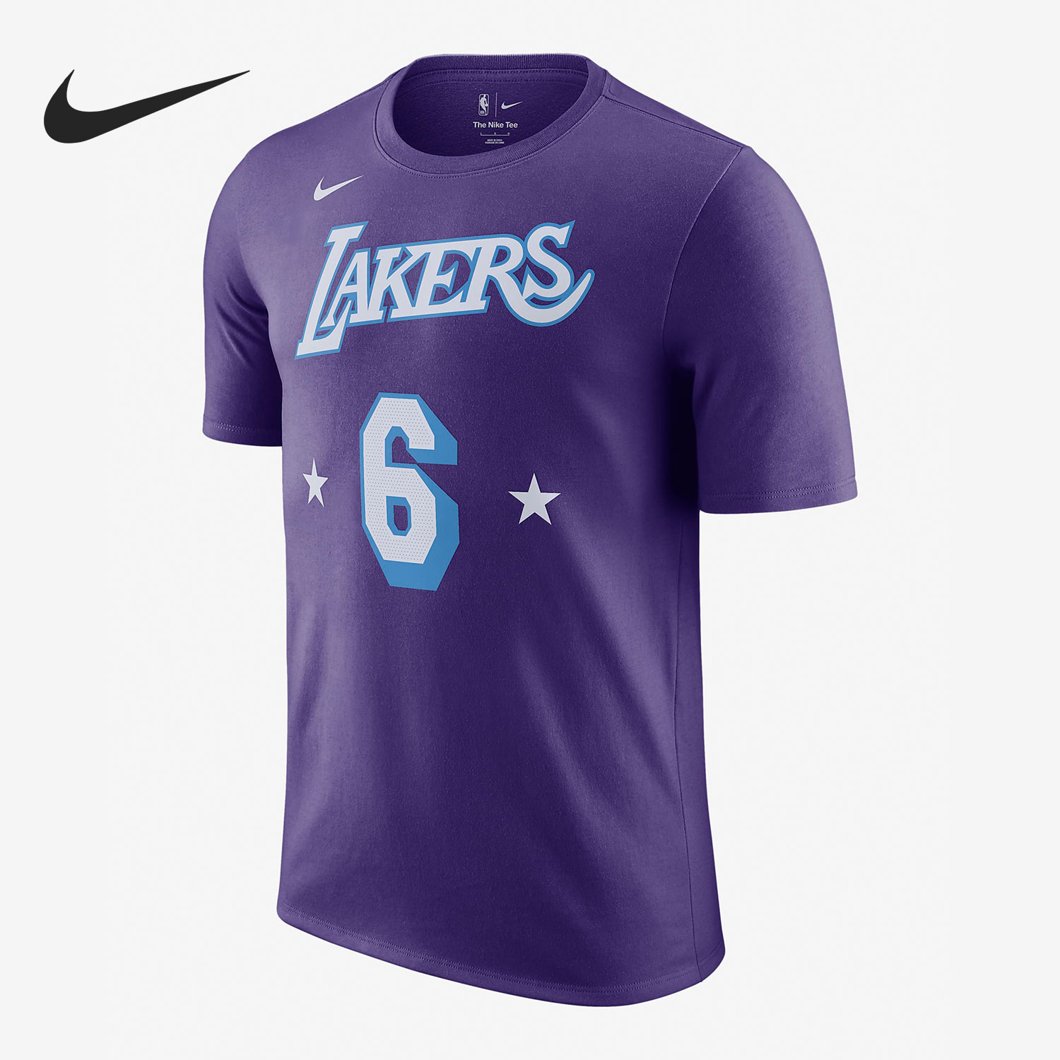 Nike/耐克官方正品詹姆斯23号篮球男子运动短袖T恤 DA7385-551