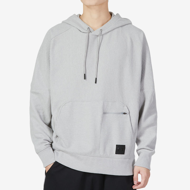 UA/安德玛正品运动男士训练连帽加绒宽松卫衣套头衫1373878-558
