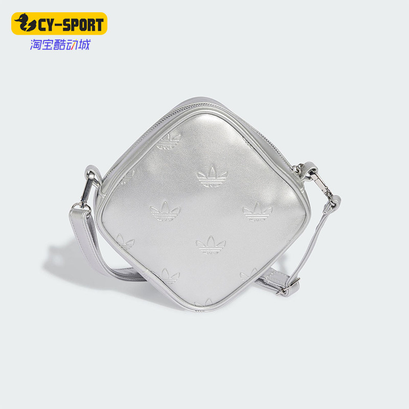 Adidas/阿迪达斯正品三叶草男女经典时尚钻石形单肩斜挎包JW0051