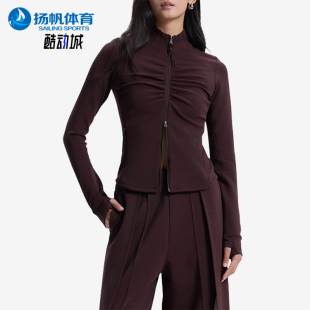 Adidas 春秋女士修身 拉链弹力经典 夹克外套KU5376 阿迪达斯正品