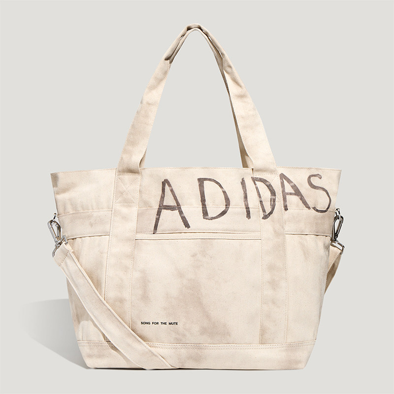 Adidas/阿迪达斯正品新款男女水洗帆布斜挎包经典托特包KT0894