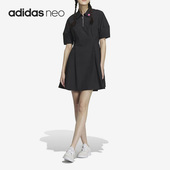 IP4022 neo女子舒适休闲运动翻领连衣裙 Adidas 阿迪达斯正品