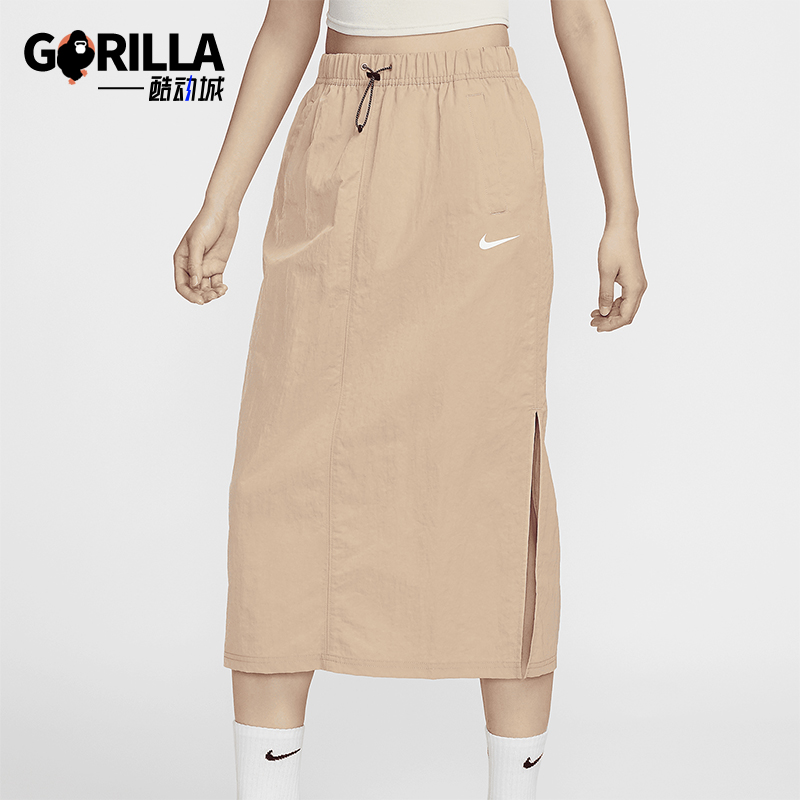 耐克女士休闲宽松透气舒适半身裙