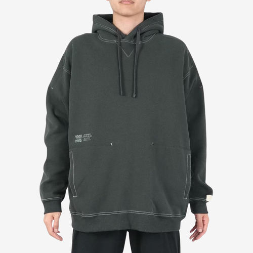 New Balance新百伦正品男数字字母印花连帽宽松卫衣AMT25022-PHM