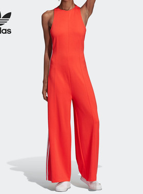 Adidas/阿迪达斯正品三叶草 JUMPSUIT 女子舒适连体衣 DU7258