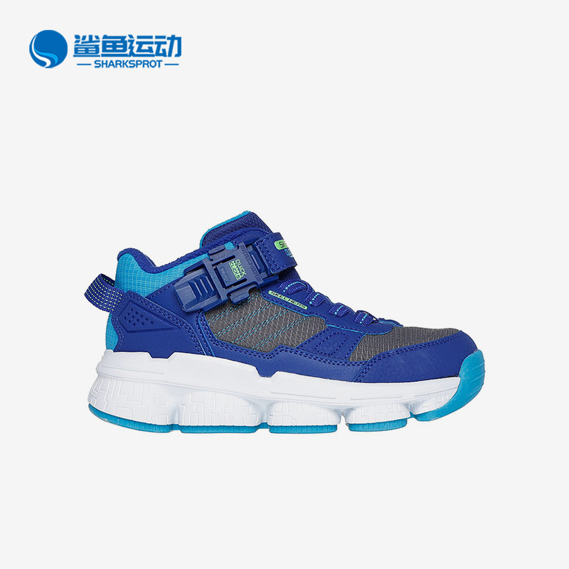 Skechers/斯凯奇正品新款男童轻质卡扣厚底耐磨休闲运动鞋