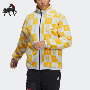 Adidas/阿迪达斯正品休闲男子时尚运动加绒保暖夹克 H39242