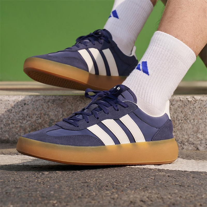 Adidas/阿迪达斯正品BARREDA DECODE男女经典厚底耐磨板鞋JQ6677