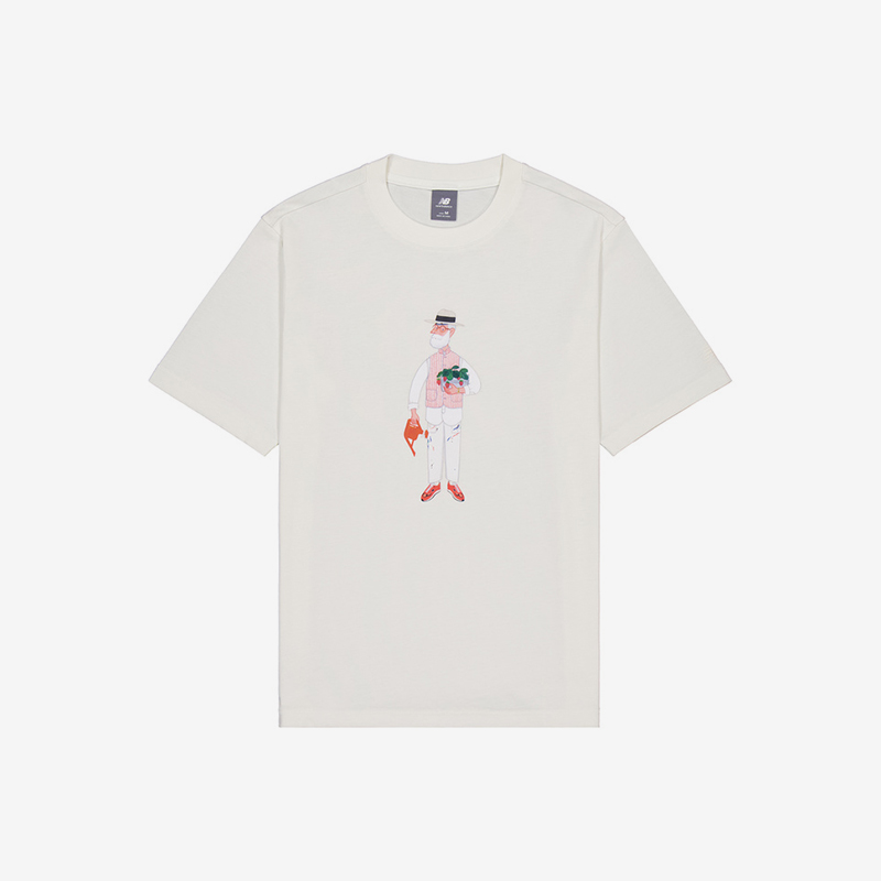 New Balance/NB正品新款男女印花休闲圆领套头短袖T恤NEE28083-IV