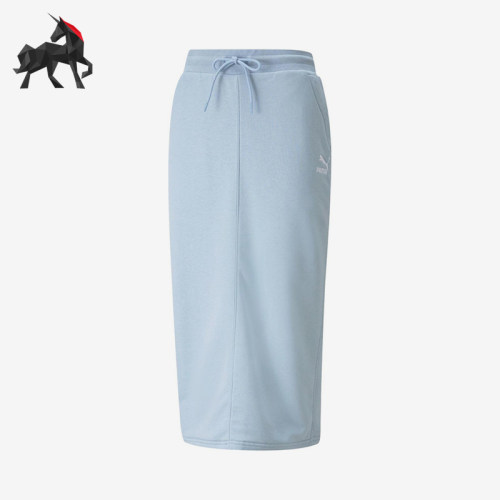 Puma/彪马正品女士时尚透气舒适简约休闲针织长裙533137-61