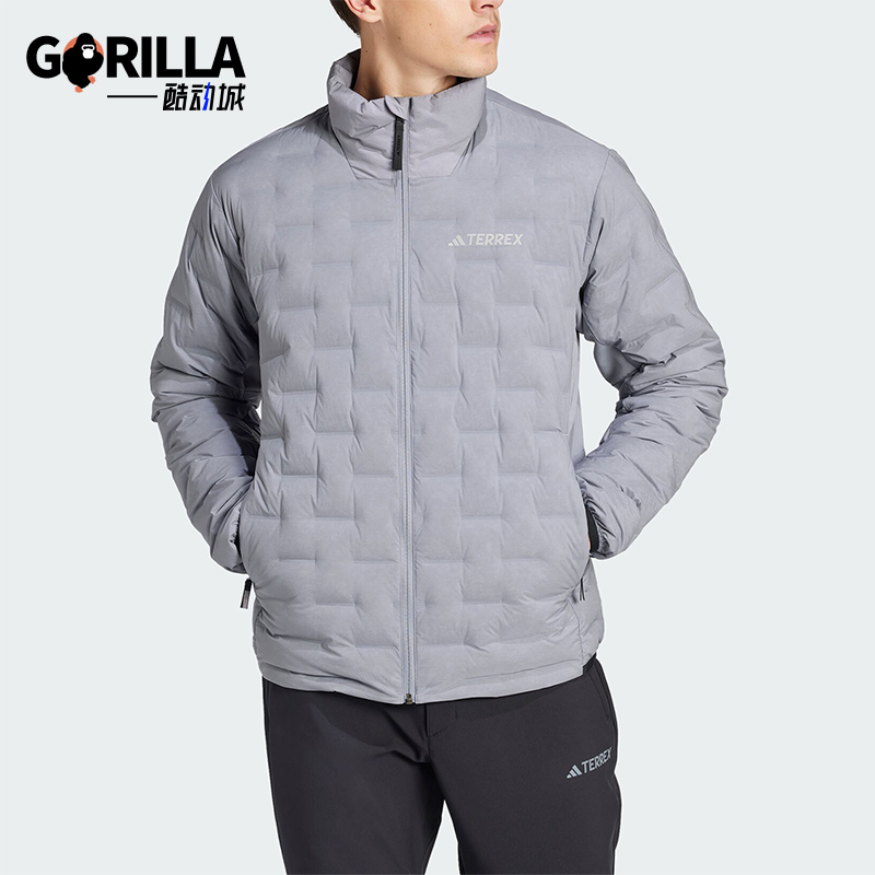 阿迪达斯男士轻薄保暖鹅绒服