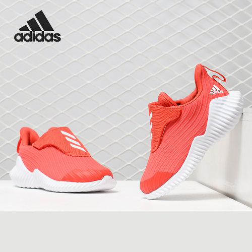 Adidas/阿迪达斯正品 款 男女宝宝网面魔术贴跑步鞋 AH2636