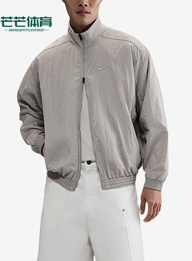 Nike/耐克正品Club男士Oversize风梭织经典运动夹克HV6918-009