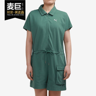 运动连体衣532849 女子短袖 新款 Puma 2021夏季 短裤 时尚 彪马正品